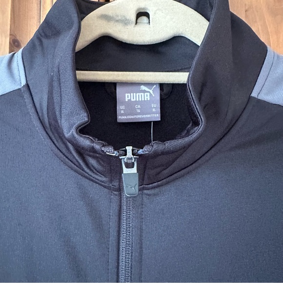 Puma Black & Grey track jacket - Picture 2 of 5